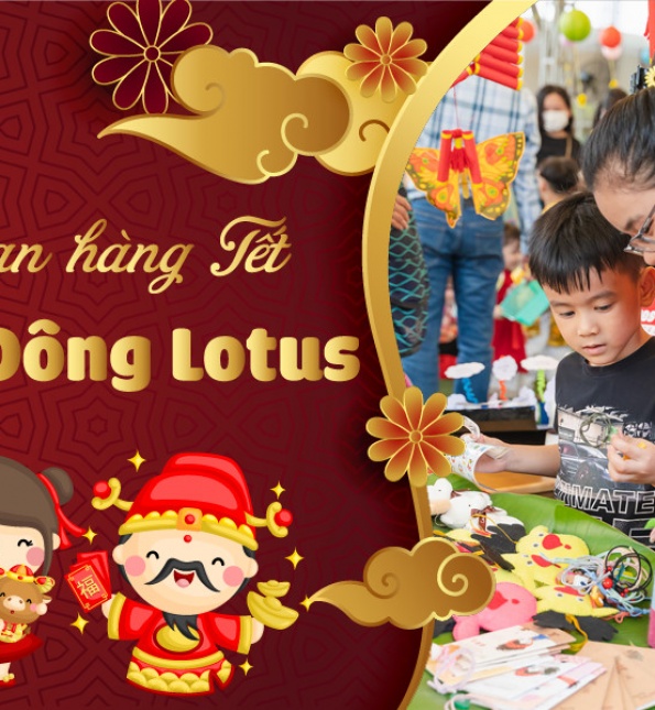 DINOS ENGLISH VUI GIAN HÀNG TẾT CÙNG PHÚ ĐÔNG LOTUS