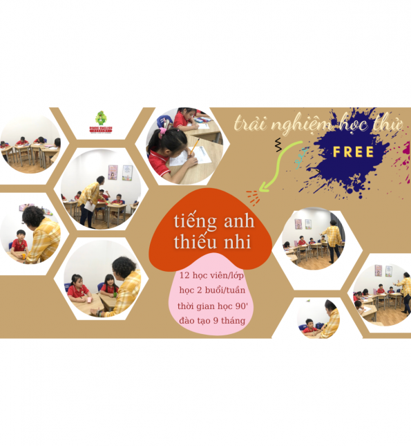 TRẢI NGHIỆM HỌC THỬ CÙNG DINOS ENGLISH 